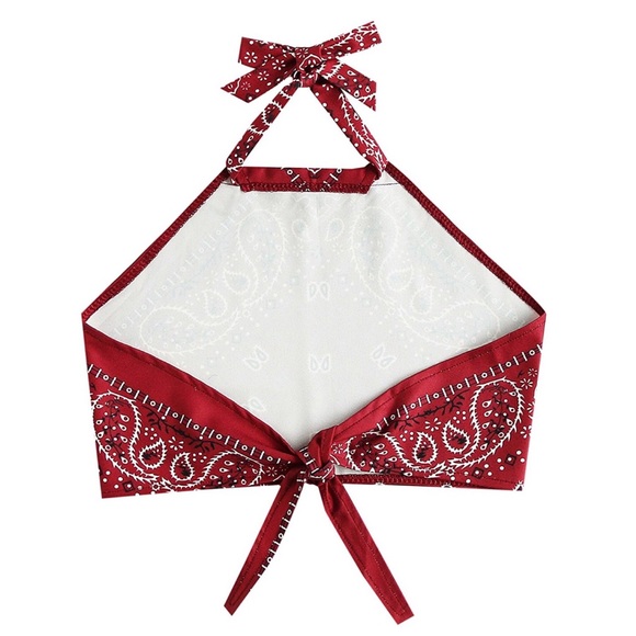 90s Bandana Crop Top ♣️ - Picture 4 of 8